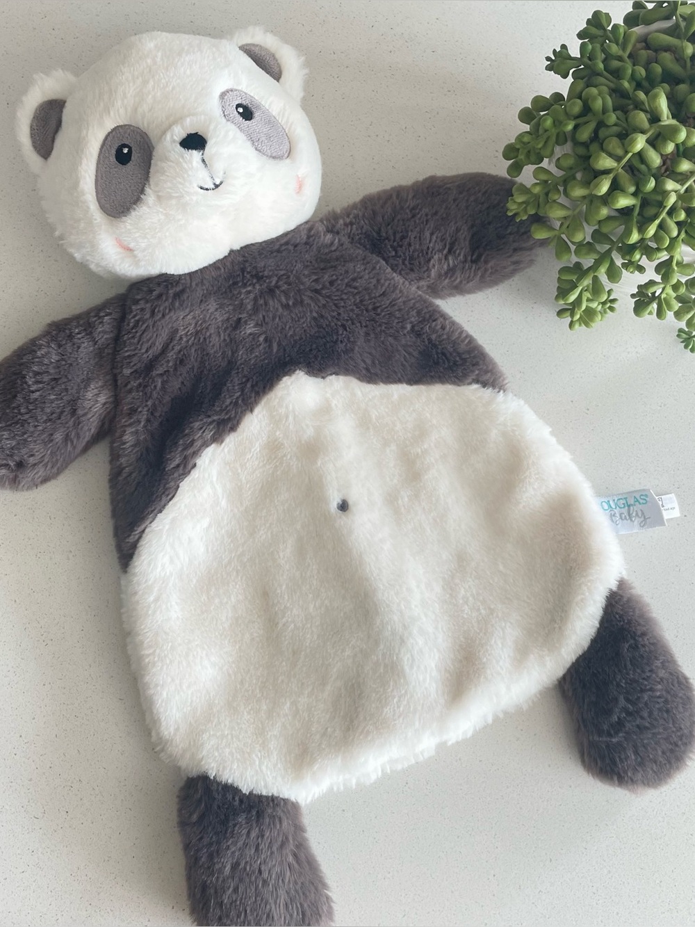 NWOT Douglas Baby Panda Sshlumpie Plush Lovey